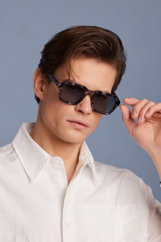 Uniseks gepolariseerde zonnebril PIlferer- categorie 3 - Grijs en zwart