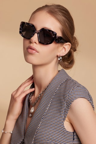 Gepolariseerde zonnebril voor dames Eleganza- categorie 3 - Grijs