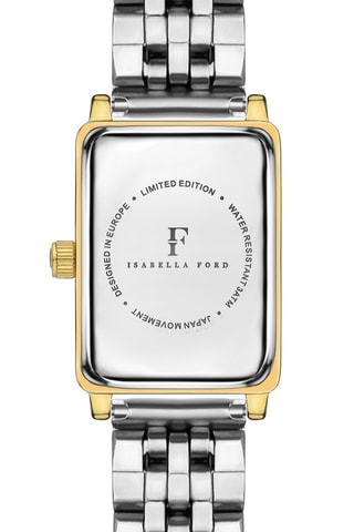 Stalen Quartz Horloge met Diamant Eulalie