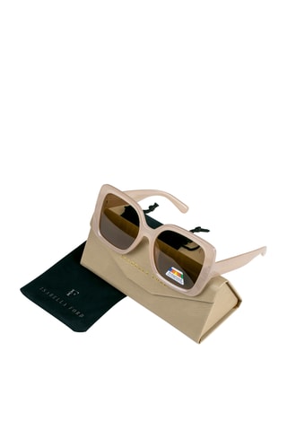 Gepolariseerde zonnebril voor dames Malibu- categorie 3 - Beige en bruin