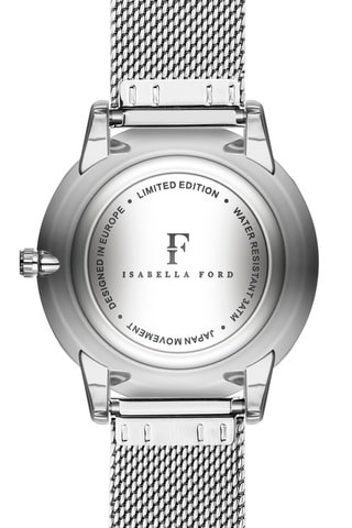 Set Quartz Horloge met stalen armband met diamant Skylar