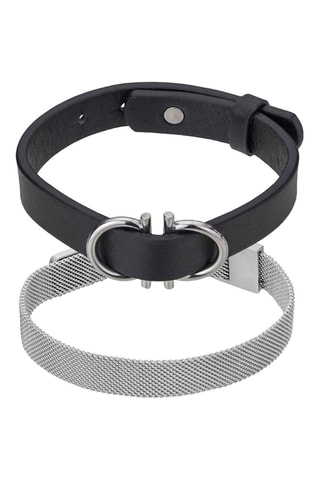 2 armbanden Henrik - Leer