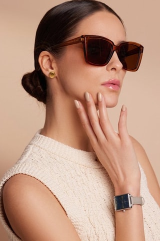 Uniseks gepolariseerde zonnebril Caliente- categorie 3 - Bruin