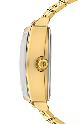 Stalen Quartz Horloge met Diamant Eulalie