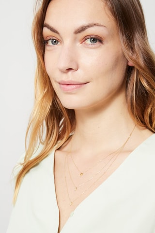 Driedubbele Ketting Geelgoud