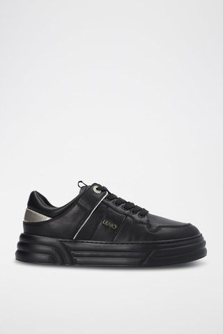 Sneakers en cuir - Noir