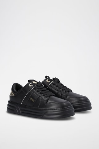 Sneakers en cuir - Noir