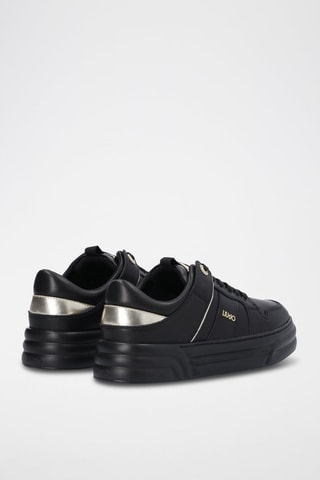 Sneakers en cuir - Noir