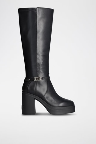 Bottes en cuir - Noir