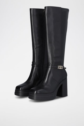 Bottes en cuir - Noir