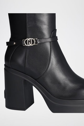 Bottes en cuir - Noir