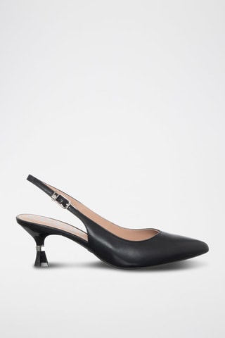 Escarpins en cuir Gaia - Noir