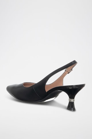 Escarpins en cuir Gaia - Noir