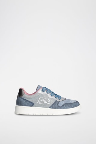 Sneakers Celia - Bleu, blanc et rose