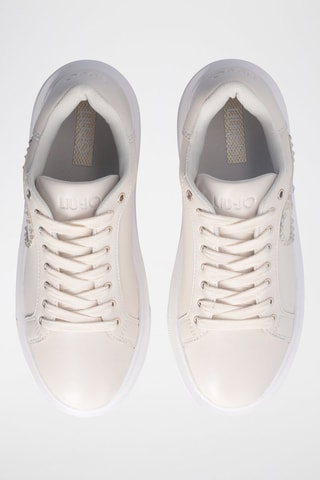 Baskets - Beige, doré et argenté