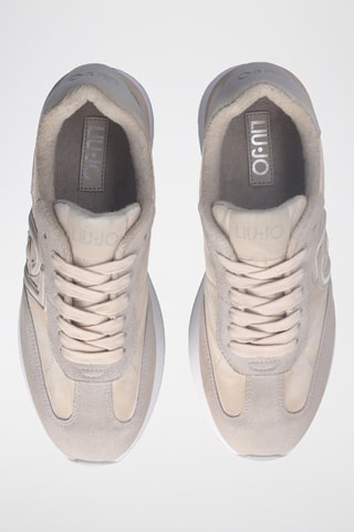 Baskets plateformes en nubuck Dreamy - Beige