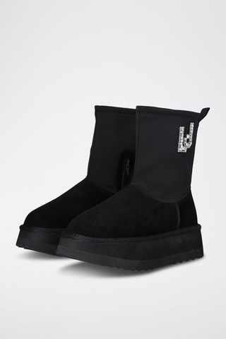 Bottines en cuir - Noir