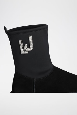 Bottines en cuir - Noir