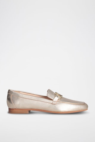 Mocassins en cuir Emel - Doré