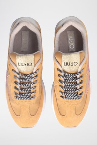 Baskets plateformes en cuir Dreamy - Orange