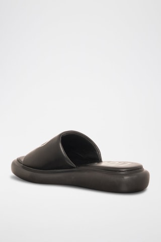 Mules à plateformes Aria - Noir