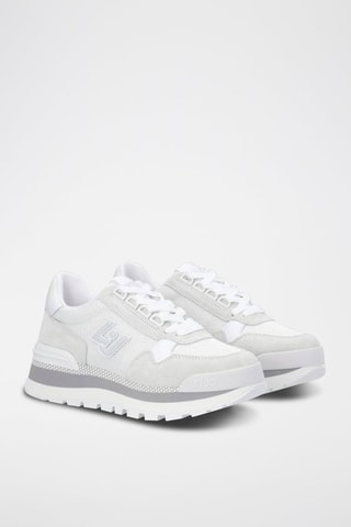 Baskets plateformes en cuir Amazing - Blanc