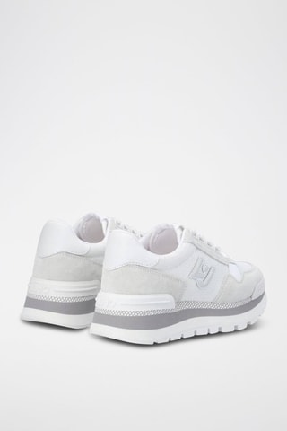 Baskets plateformes en cuir Amazing - Blanc