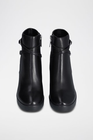 Bottines en cuir Now - Noir