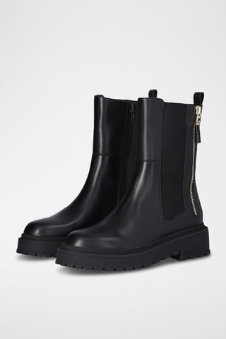 Bottines en cuir Rumi - Noir