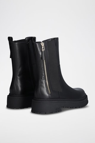 Bottines en cuir Rumi - Noir