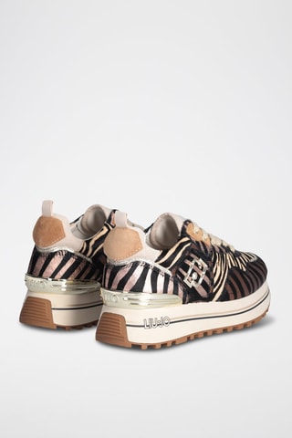 Baskets en cuir Maxi Wonder - Beige