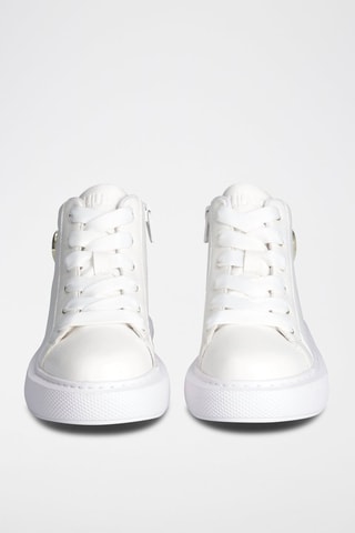 Baskets montantes plateformes Kylie - Blanc