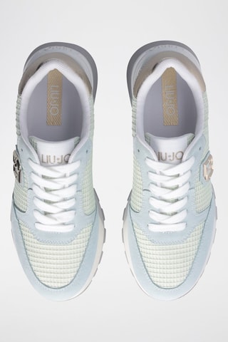 Baskets en cuir Amazing Amazing - Blanc et gris