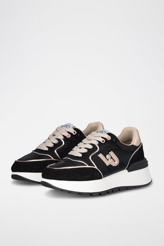 Sneakers plateformes en cuir Amazing - Noir