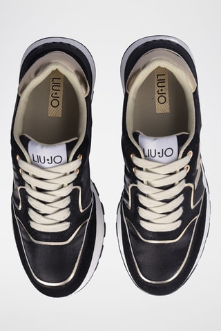Sneakers plateformes en cuir Amazing - Noir