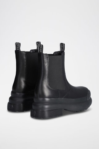 Bottines Chelsea en cuir - Noir