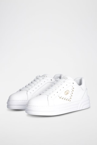 Sneakers en cuir Cleo - Blanc