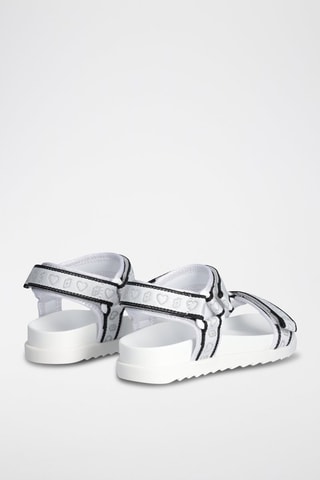 Sandales plateformes - Noir et blanc