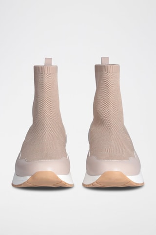 Sneakers montantes - Beige