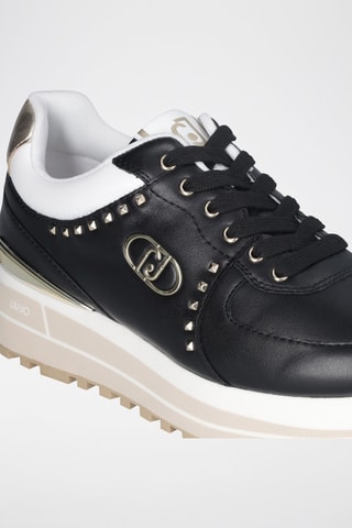 Baskets en cuir - Noir