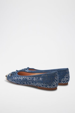 Ballerines Dafne - Blanc, bleu et rose