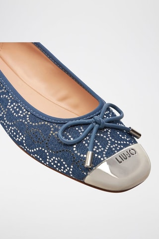 Ballerines Dafne - Blanc, bleu et rose