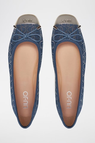 Ballerines Dafne - Blanc, bleu et rose