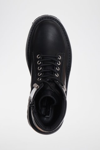Bottines en cuir - Noir