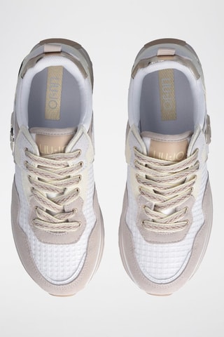 Baskets en nubuck Maxi Wonder - Blanc et beige