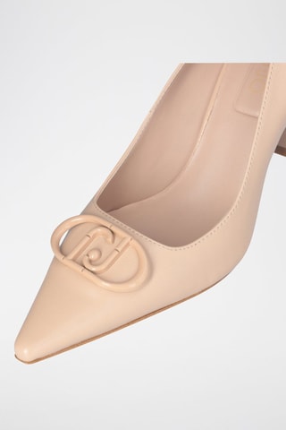 Escarpins en cuir de chèvre - Beige