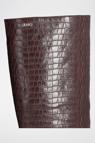 Bottes White foncé - Marron et doré