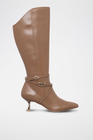Bottes en cuir - Marron