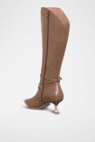 Bottes en cuir - Marron