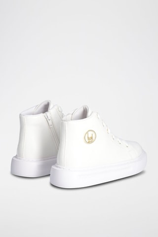 Baskets montantes plateformes Kylie - Blanc